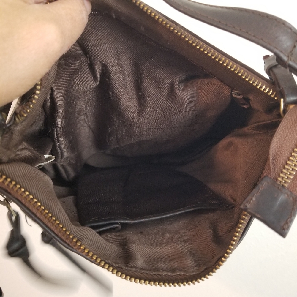 Genuine leather made in India estalon crossbody purse - Picture 5 of 6